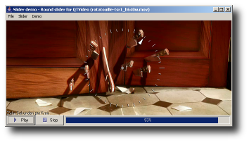 Screenshot eines Sliders
